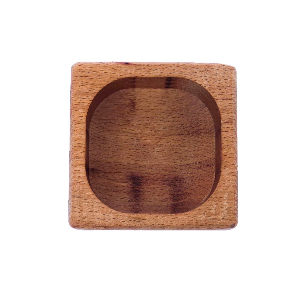 ظرف سرو چوبی گود مربع بدون درب 10*10