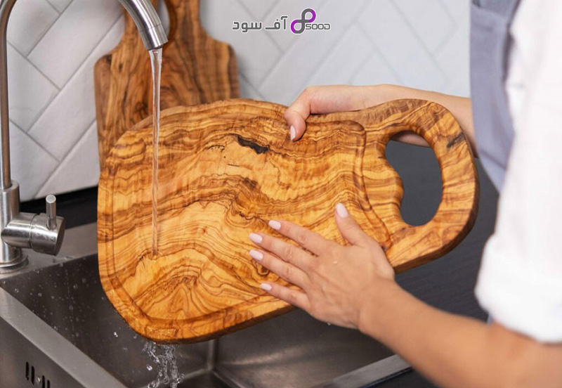 چگونه تخته برش چوبی آشپزخانه را تمیز نگه داریم؟ 1