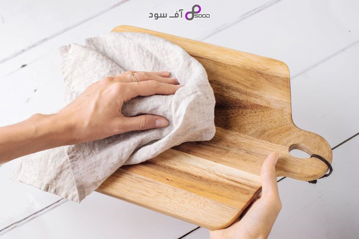 چگونه تخته برش چوبی آشپزخانه را تمیز نگه داریم؟ 3