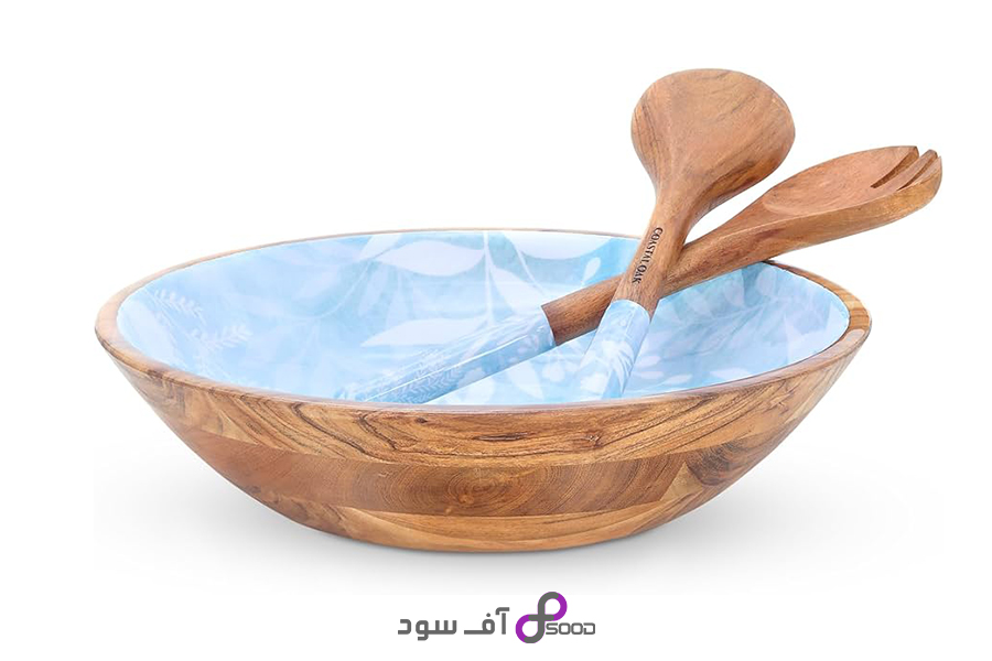 بهترین ظروف چوبی مناسب سرو سالاد 2
