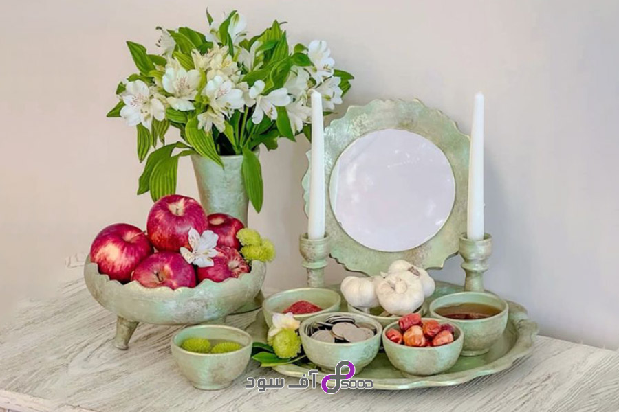 چگونه میز هفت سین را به شکلی خلاقانه و جذاب بچینیم؟ 3