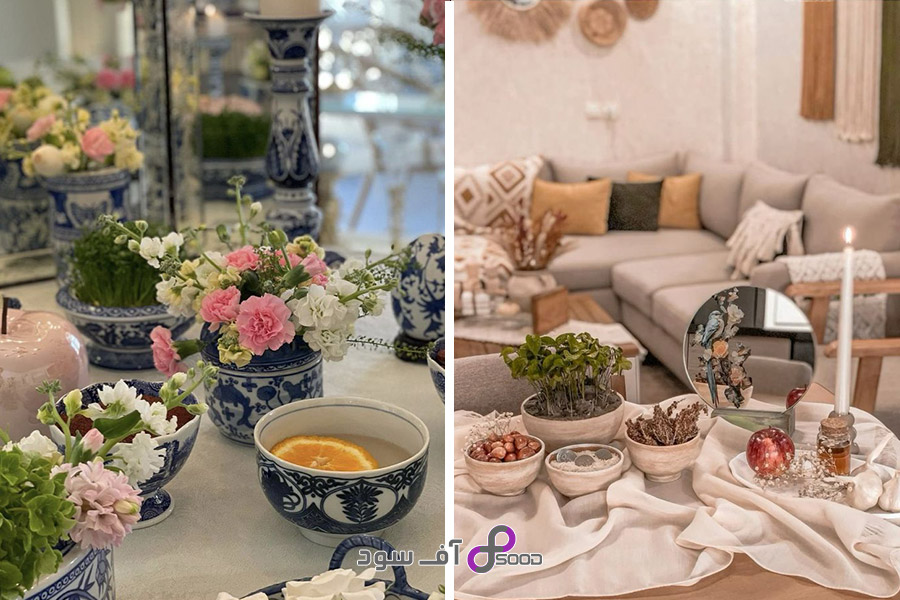 چگونه میز هفت سین را به شکلی خلاقانه و جذاب بچینیم؟ 20