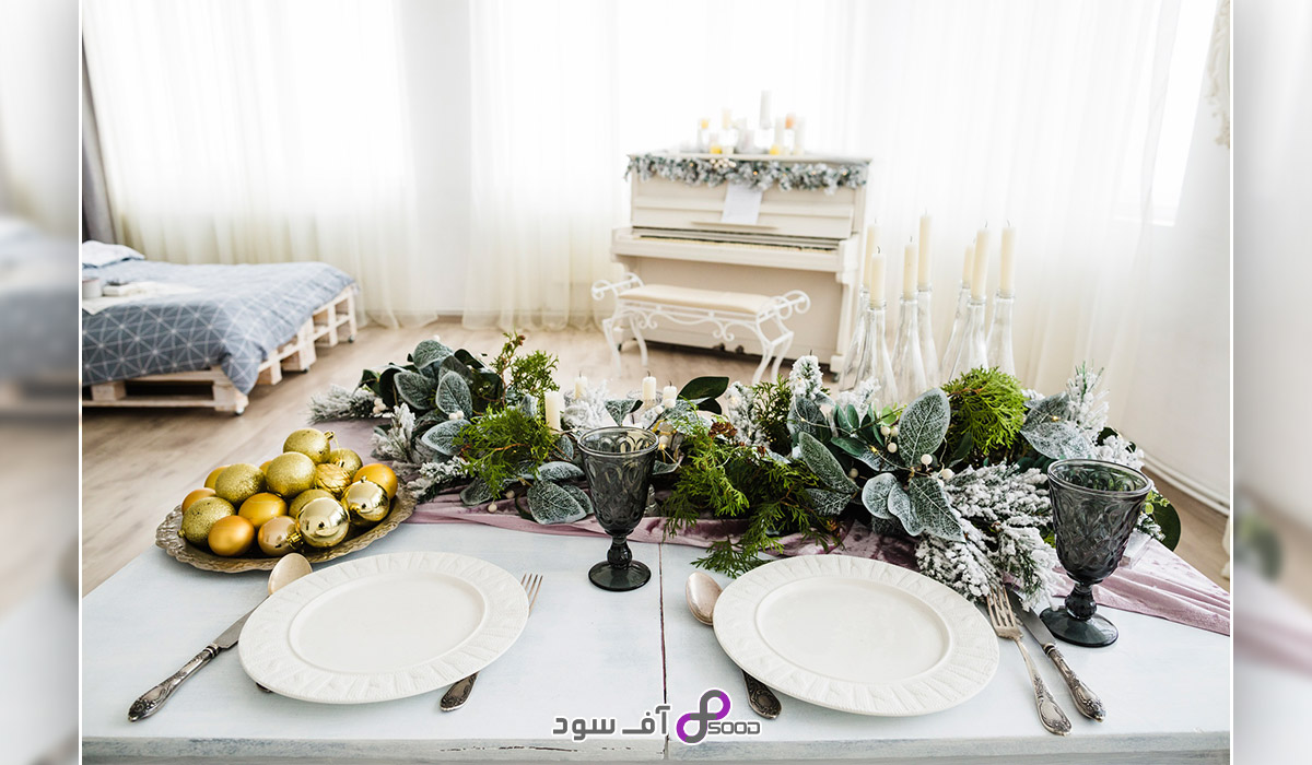 نحوه چیدن میز پذیرایی عید