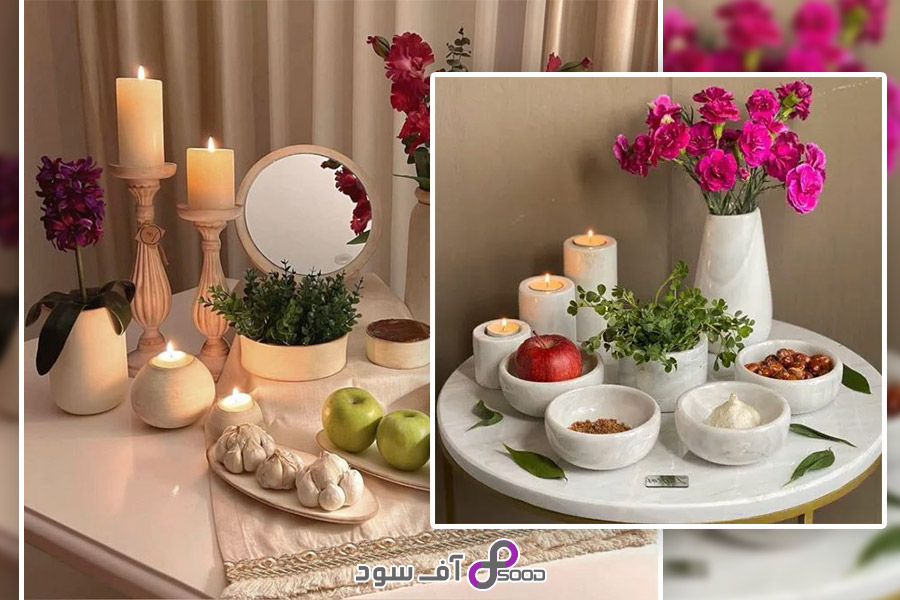 نورپردازی ملایم با شمع در اجرای هفت سین
