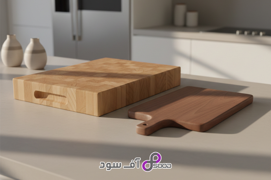 تفاوت تخته گوشت چوبی و تخته سرو از نظر ضخامت و مقاومت